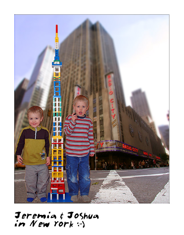 Jeremia & Joshua in New York :-)