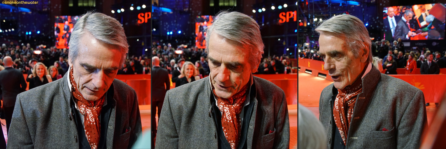 Jeremy Irons verwöhnt die Fans