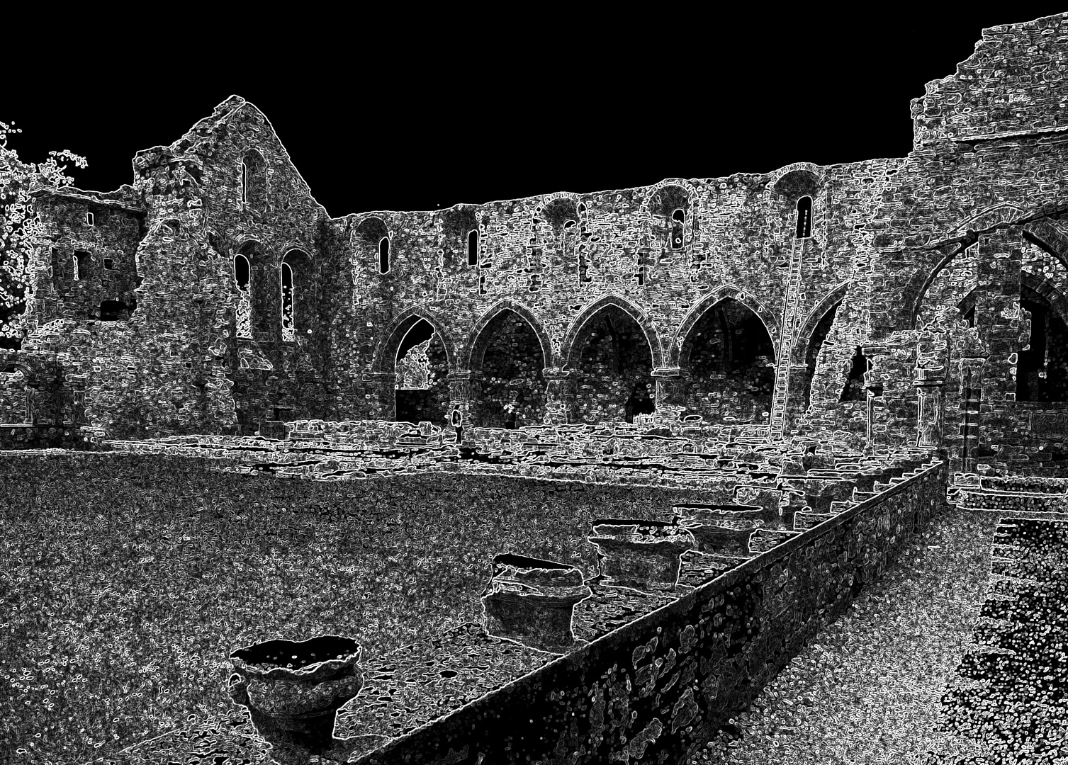 Jerpoint Abbey Ruine - Kreuzgang