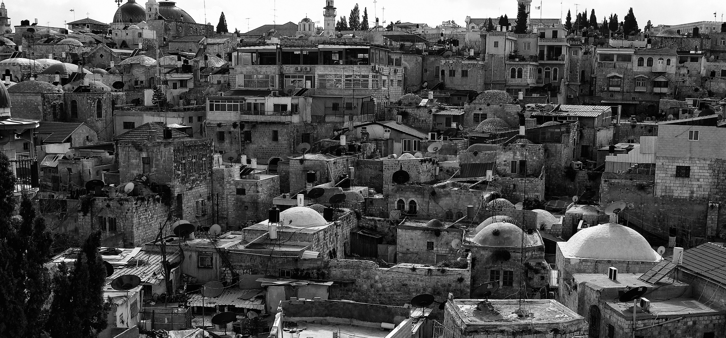 Jerusalem Altstadt in sw