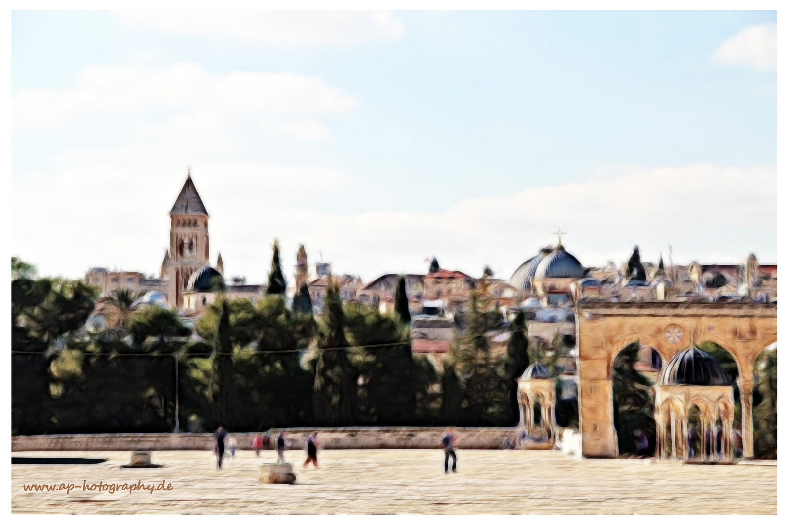 Jerusalem - Blick vom Tempelberg