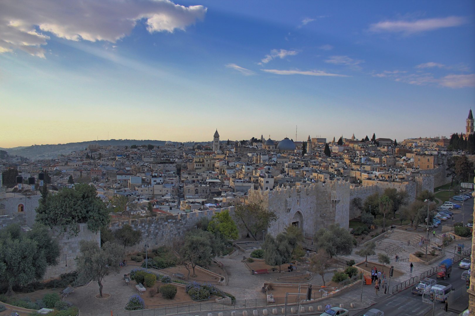 Jerusalem - morgendlicher Blick über die Altstadt