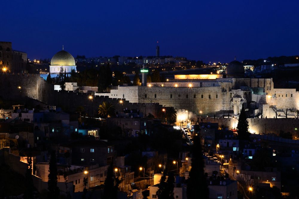 Jerusalem zur blauen Stunde