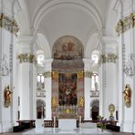 Jesuitenkirche (Heidelberg) Blick durch den Chor