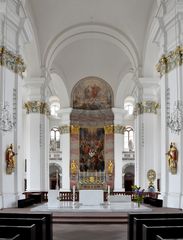 Jesuitenkirche (Heidelberg) Blick durch den Chor