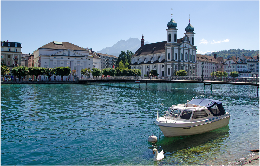 Jesuitenkirche St. Franz Xaver in Luzern, Luzern August 2013