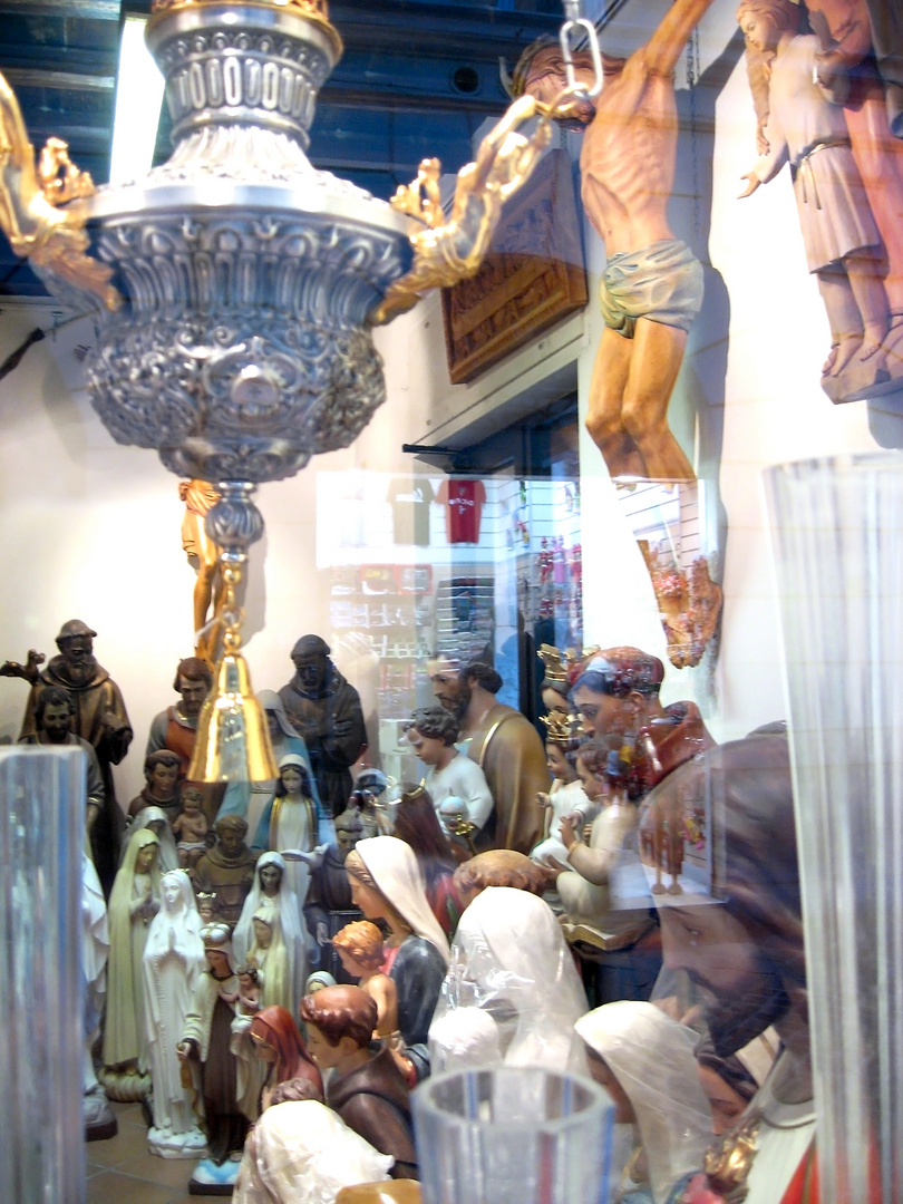 Jesus & Co. im Schaufenster