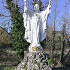 Jesus- Heiliges Herz-Statue