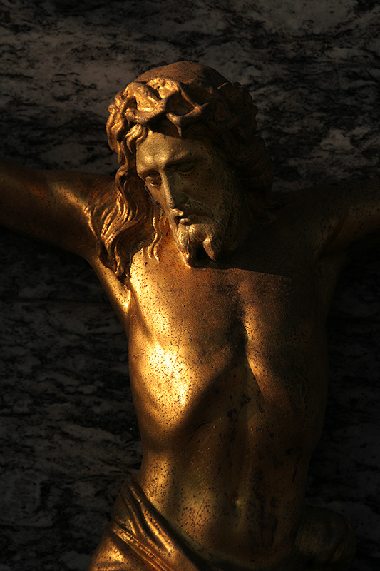 Jesus in gold