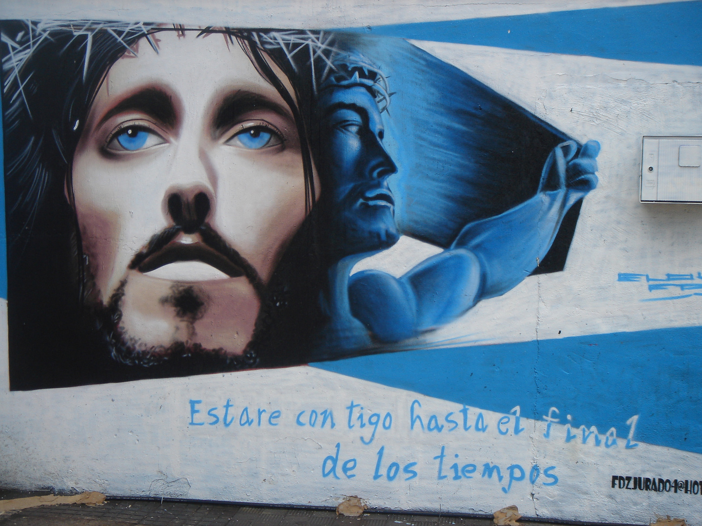 Jesus in graff.