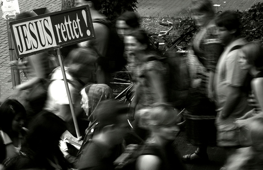 Jesus rettet! - Kirchentag in Köln