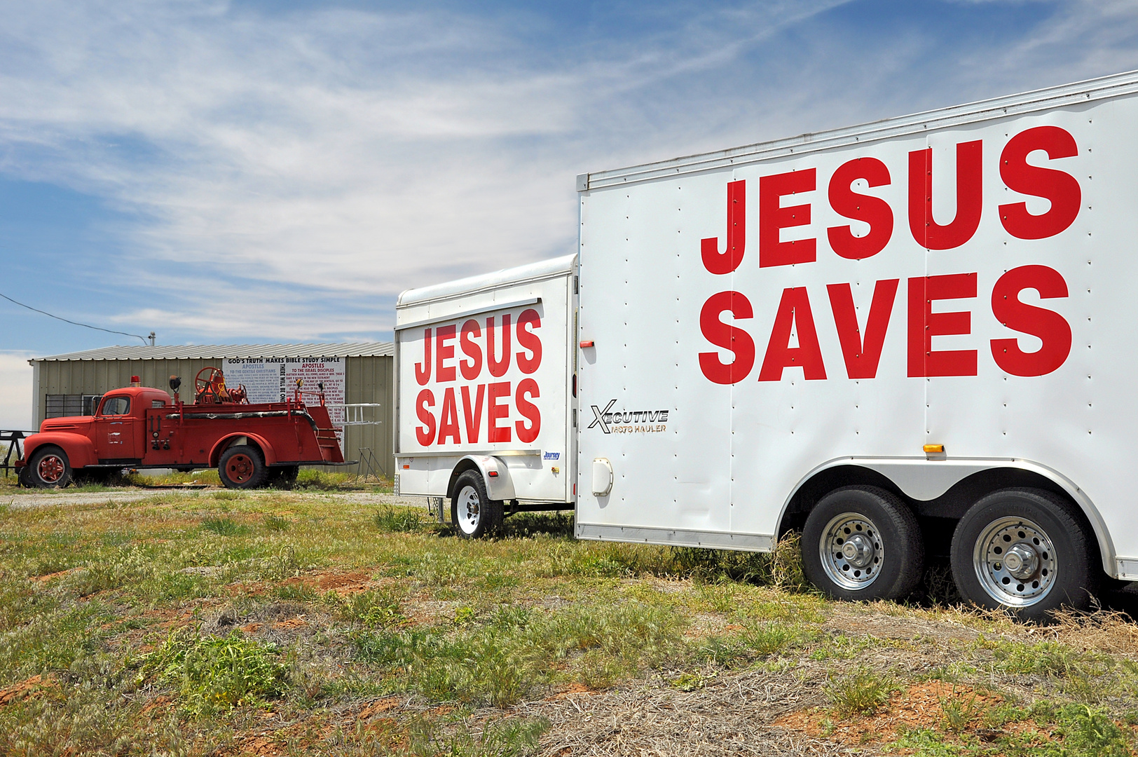 JESUS SAVES - Why do we need fire fighters?