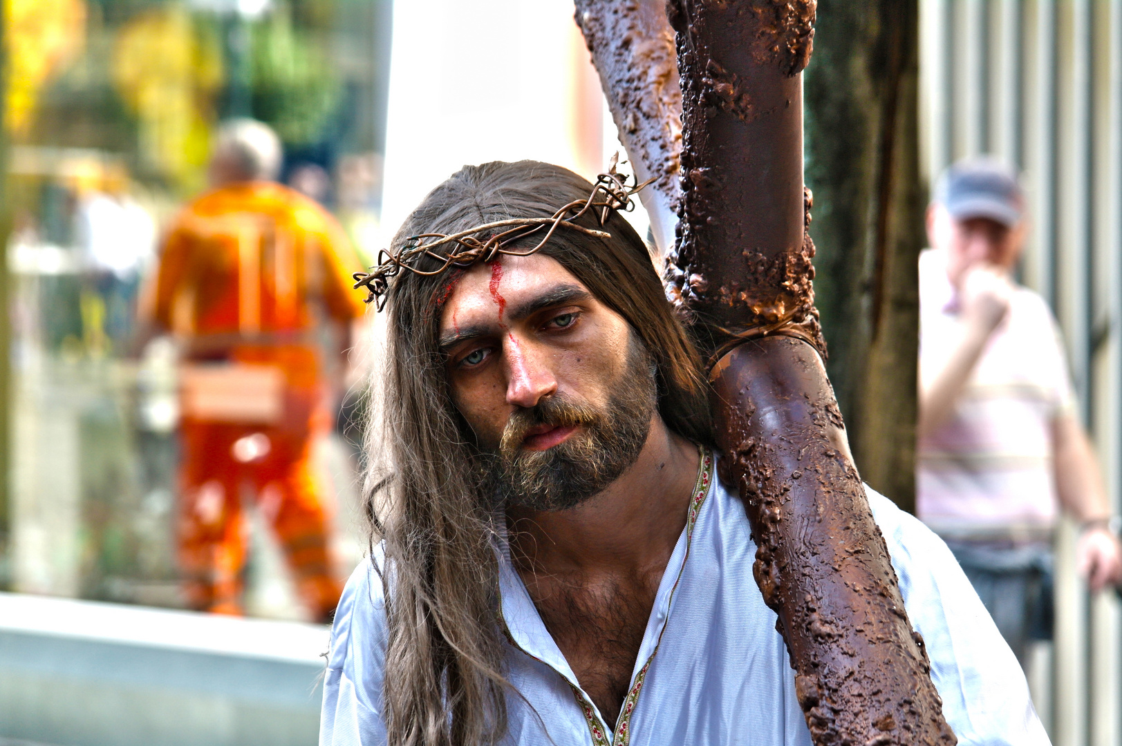 Jesus Von Nazareth Foto Bild Szene Historisch Verkleidet Kreuz Bilder Auf Fotocommunity
