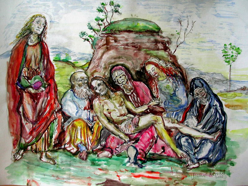 Jesus vor der Grablegung