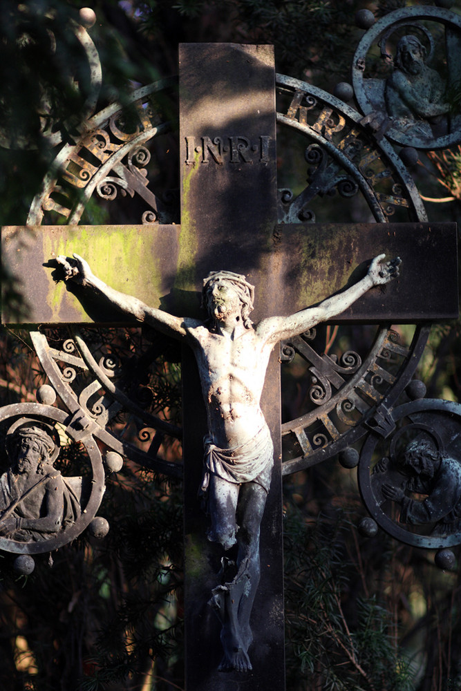 Jesuskreuz am alten Friedhof in Erkelenz