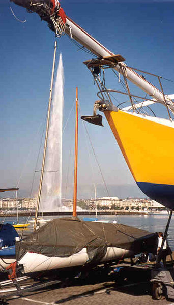 jet d'eau dans Genève