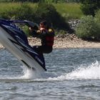 Jet-Ski am Rhein