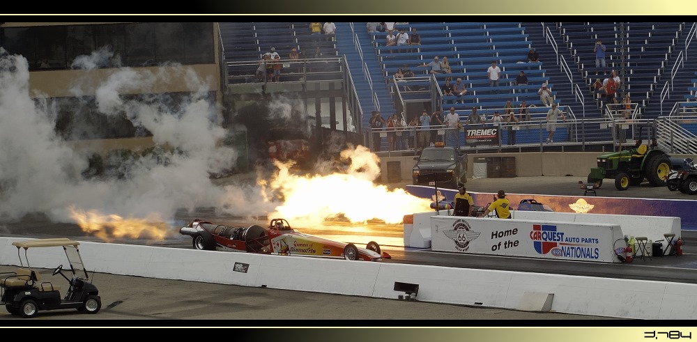 Jetcars beim Superchevy Dragrace in Joliet