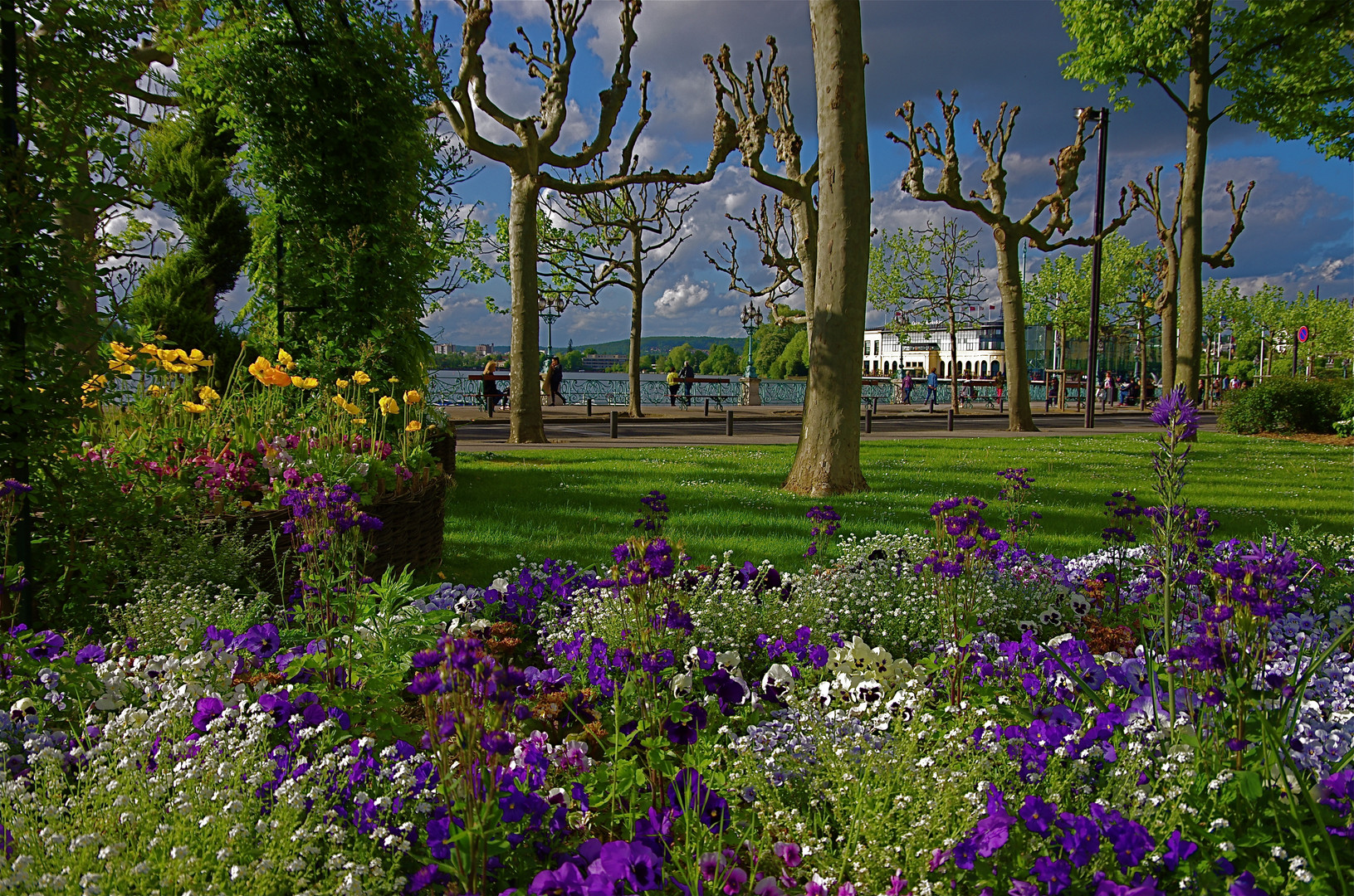 Jetée du lac Enghien les Bains