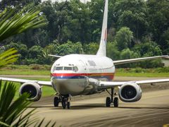 Jetliner im Regenwald