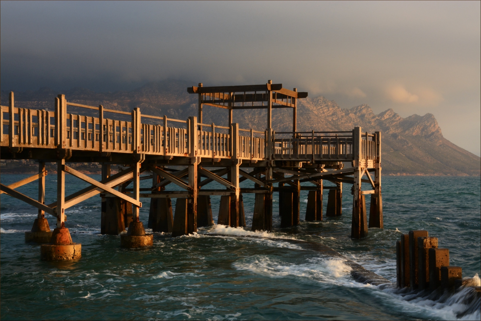 Jetty at sunset