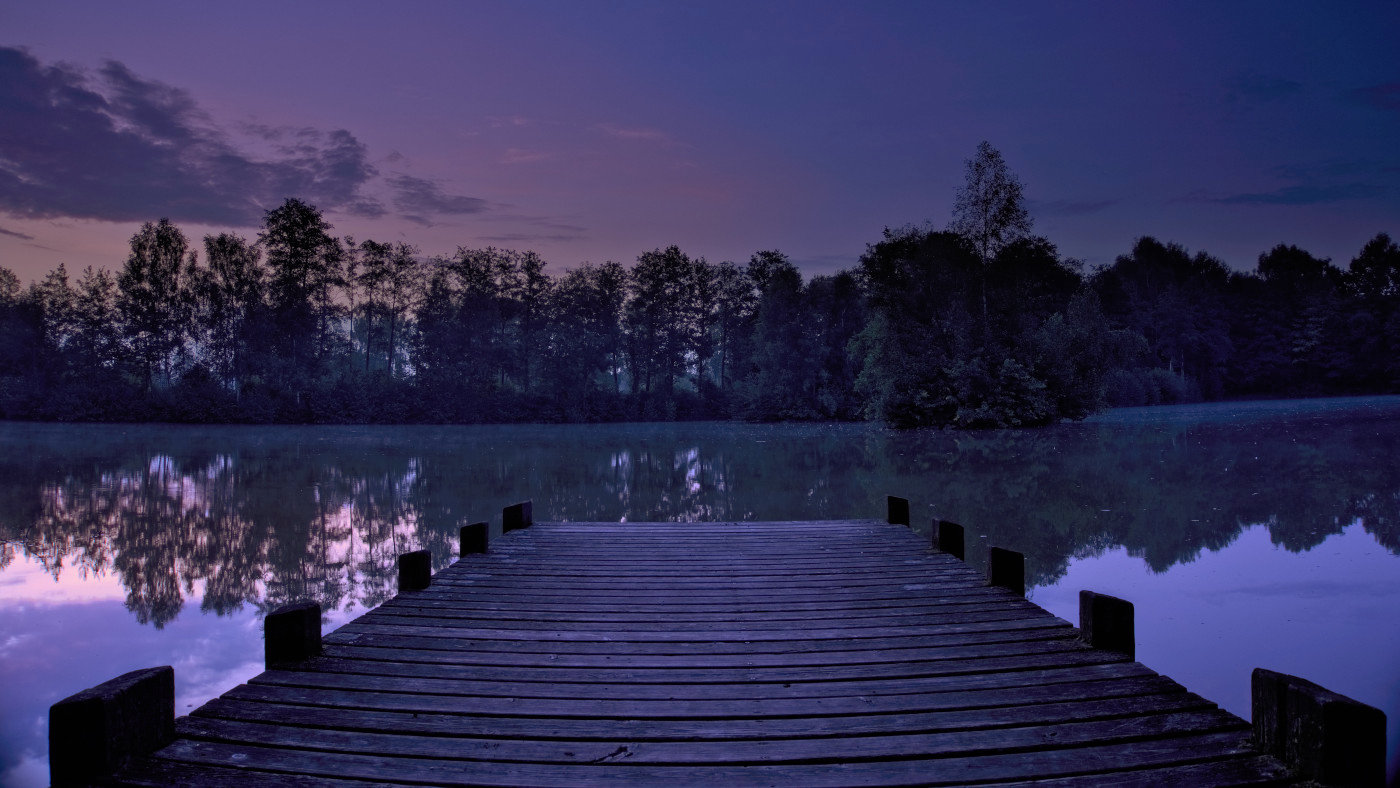 Jetty before sunrise