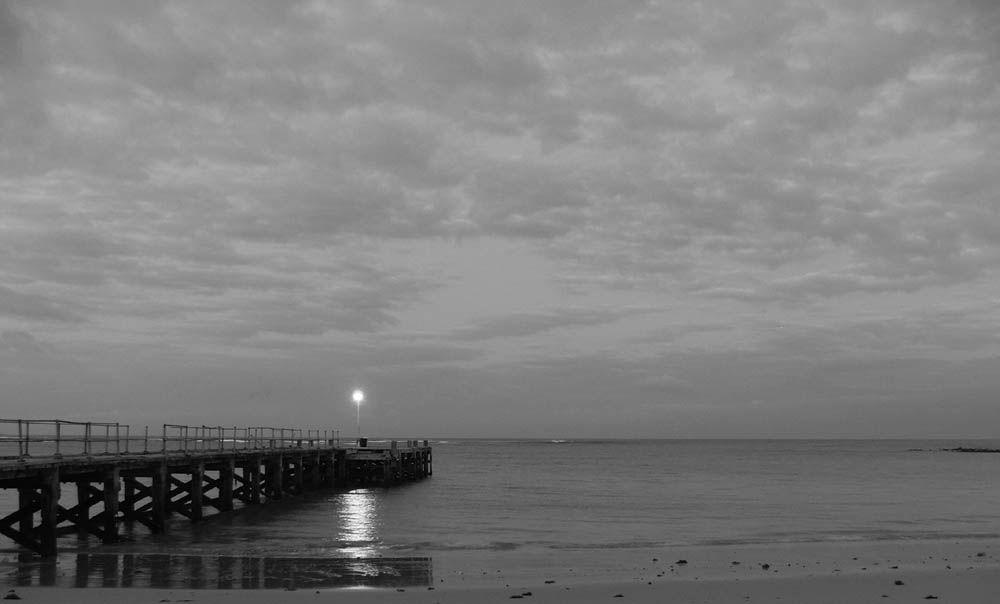 Jetty before sunrise