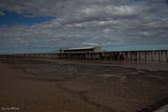 Jetty bei Ebbe