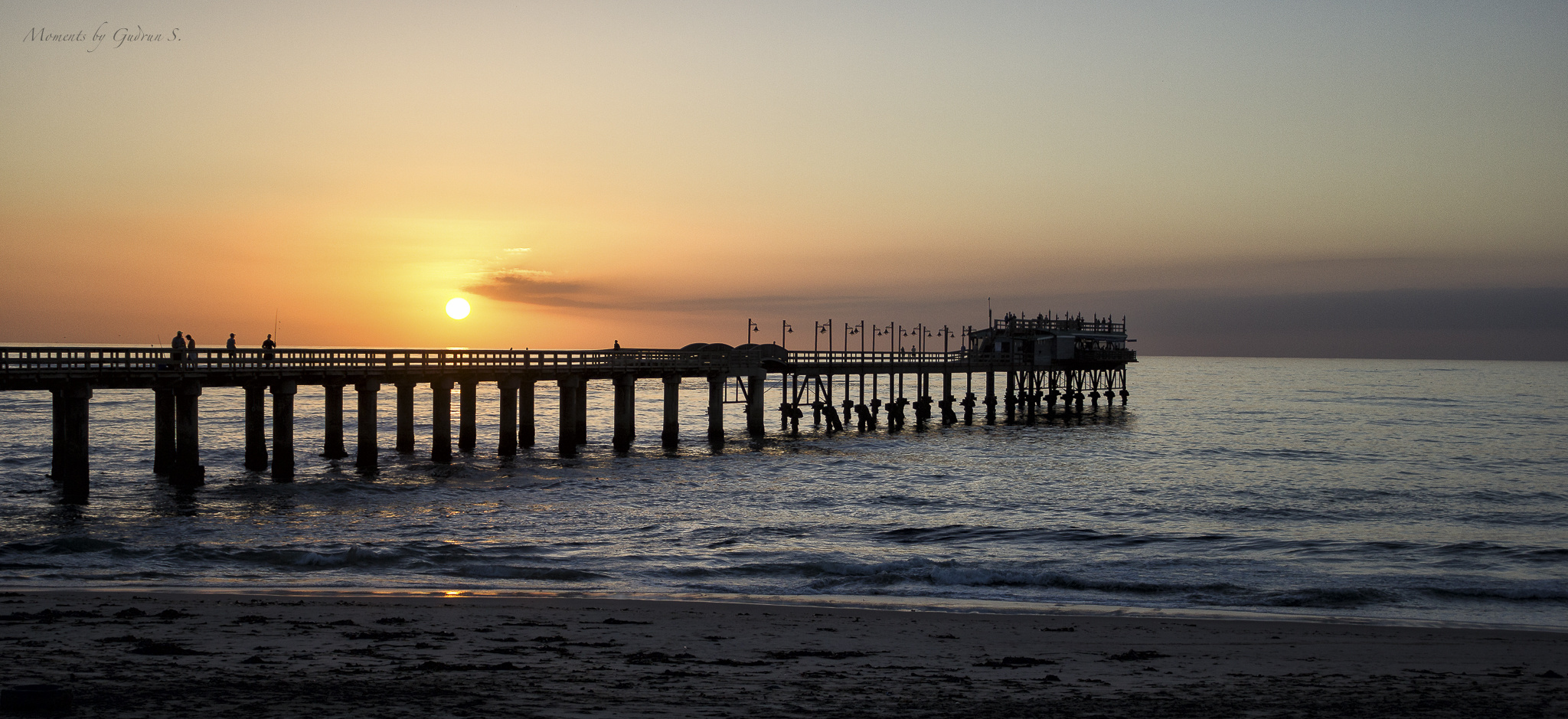 Jetty bei Sonnenuntergang