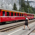 Jetzt aber schnell (Rhätische Bahn, Rheintal, CH)