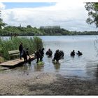 jetzt geht es gleich aus dem Wasser !