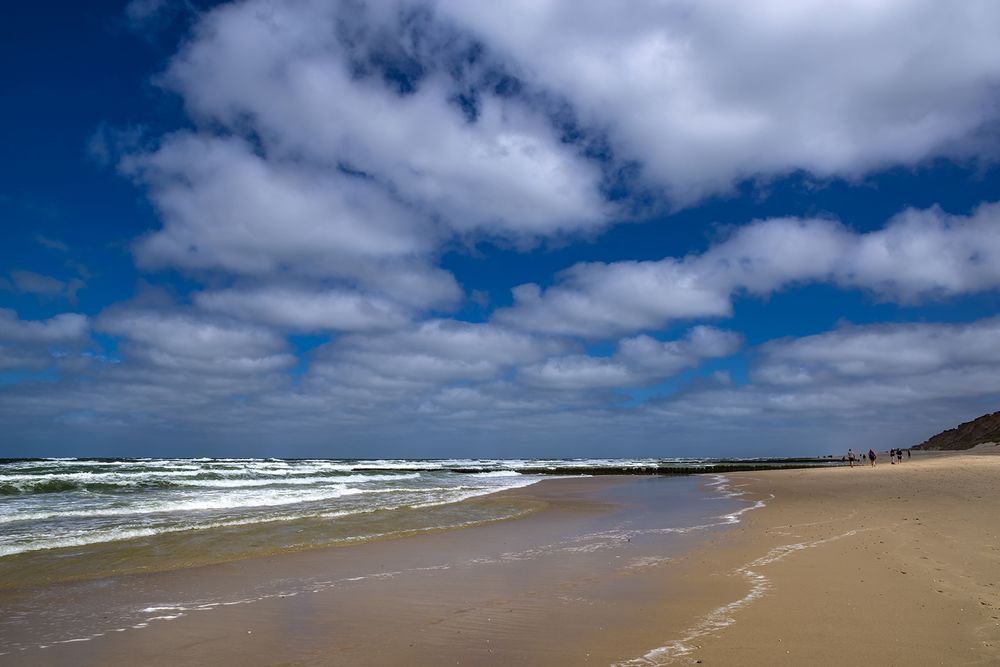 Jetzt geht's am Strand zurück