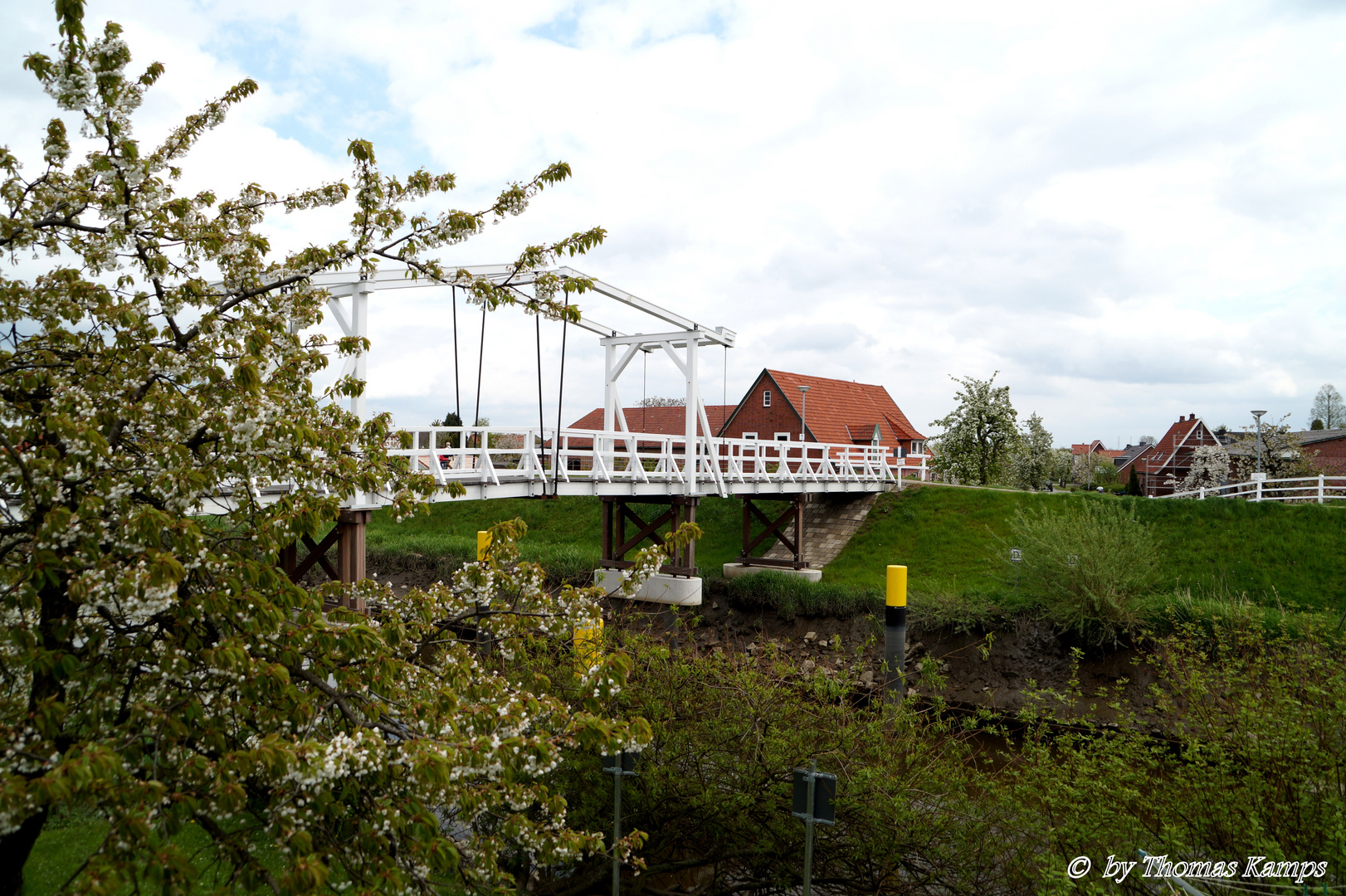 Jetzt habe ich sie auch "Die Hogendiekbrücke" in Steinkirchen