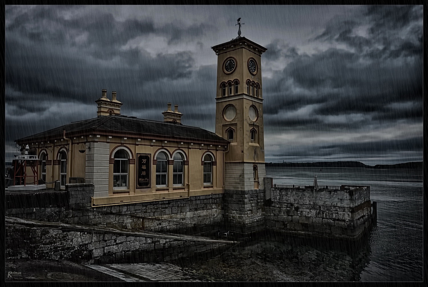 Jetzt kam auch noch Regen auf über Irland (Cobh)