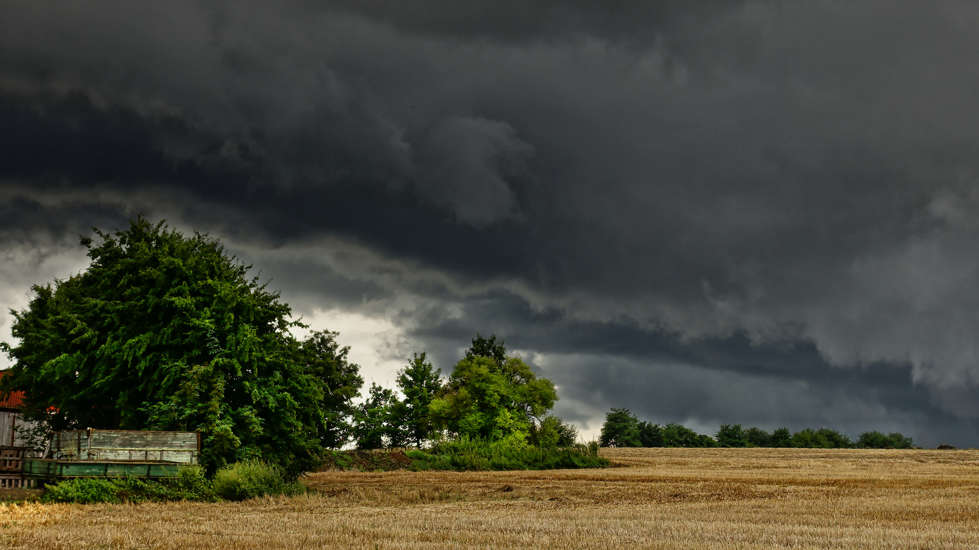 Jetzt kann der Regen kommen ...