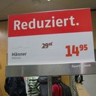 Jetzt zugreifen! Männer reduziert.