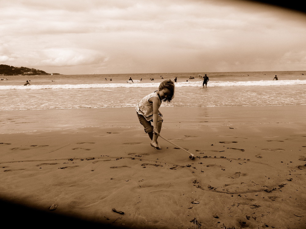 Jeu sur le sable