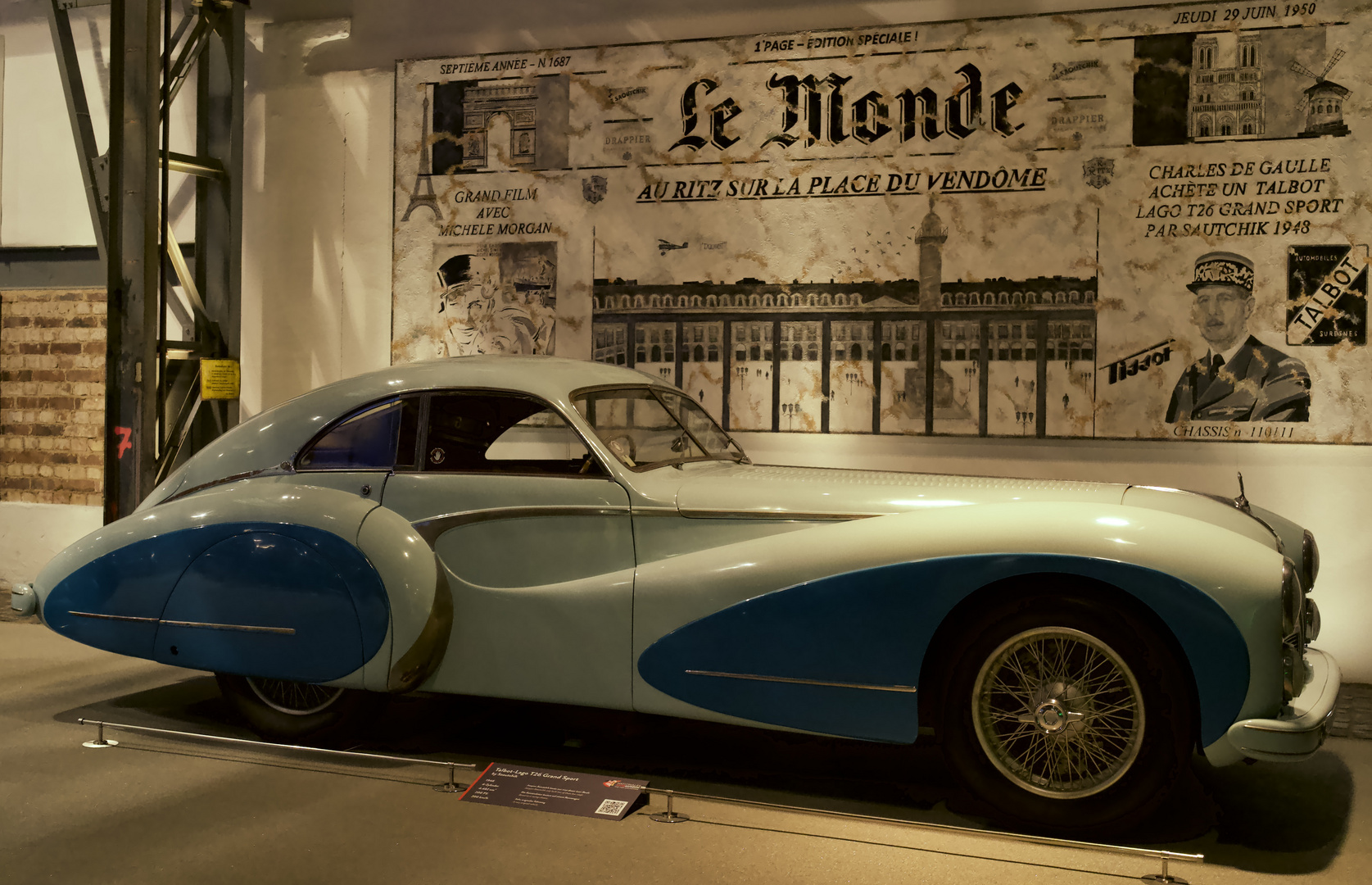 Jeudi 29 Juin 1950 / Talbot-Lago T 26 Grand Sport von Saoutchik, Baujahr 1948