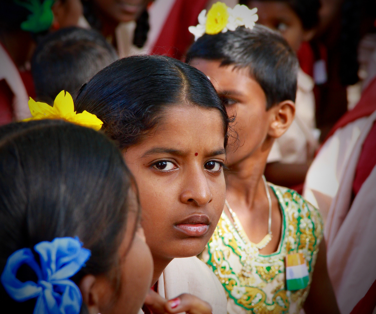 Jeune lycéenne indienne