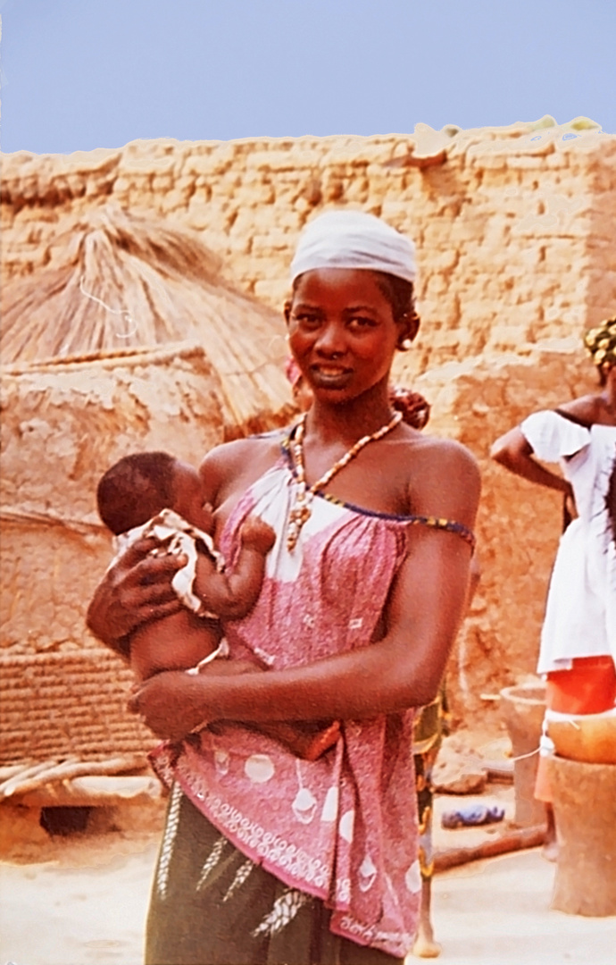 Jeune Maman malienne