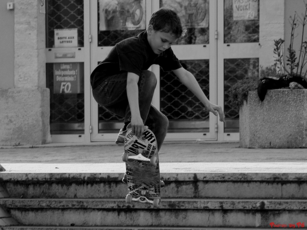 jeune skateur