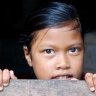 Jeune villageoise timide, Malaysia