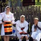 Jeunes Roumains de la région du Maramures le jour de la St Jean.