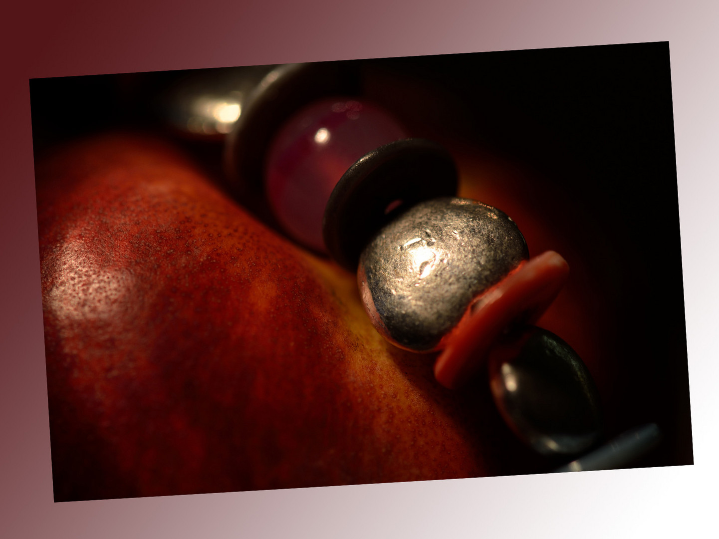 Jewelry meets nectarine....Vers. 2