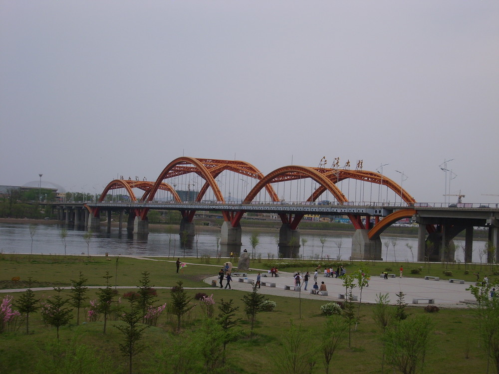 Jiangwan Brücke in Jilin-Stadt