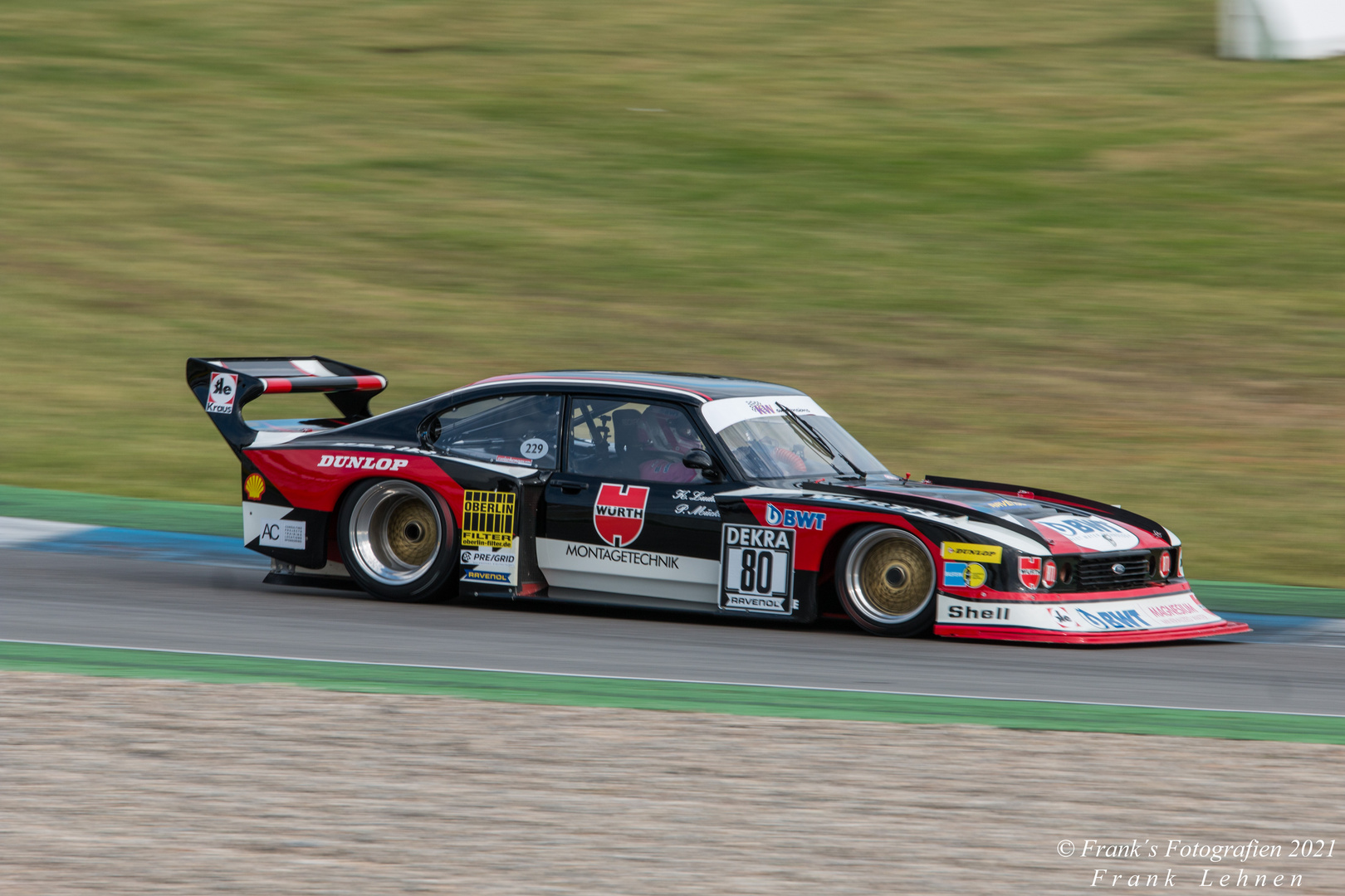 Jim Clark Revival 2021 am Hockenheimring - Ford Capri "Würth"