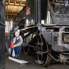 Jim Knopf und Lukas, der Lokomotivführer im Bahnpark Augsburg