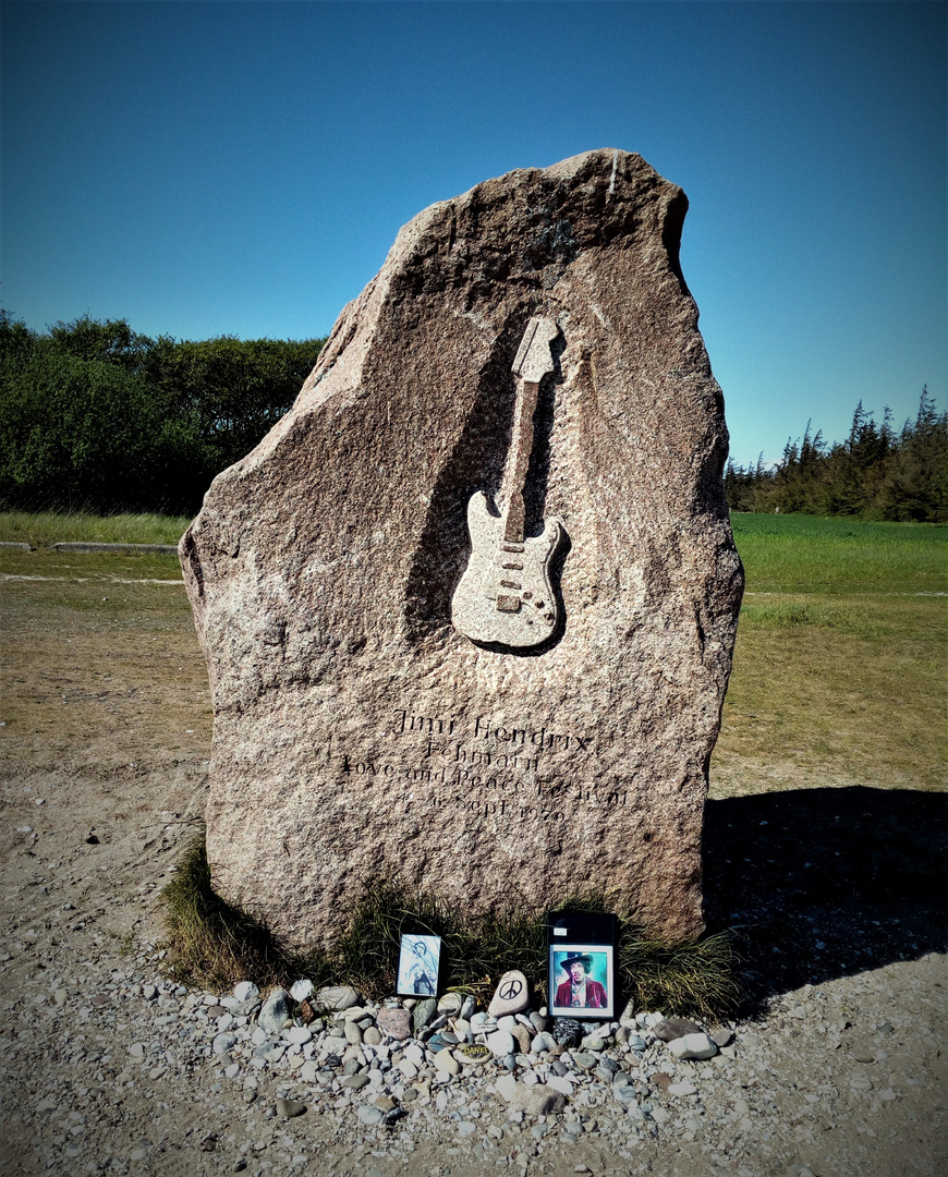 Jimi Hendrix Gedenkstein Foto & Bild spezial, trauer, menschen