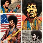 Jimi Hendrix On Tour.