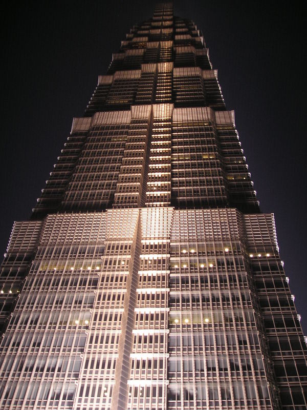 Jin Mao Tower bei Nacht